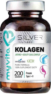 Arthro + Beauty Dual Complex Collageen Noors Collageen Type I en II Poeder 200g MYVITA SILVER PURE